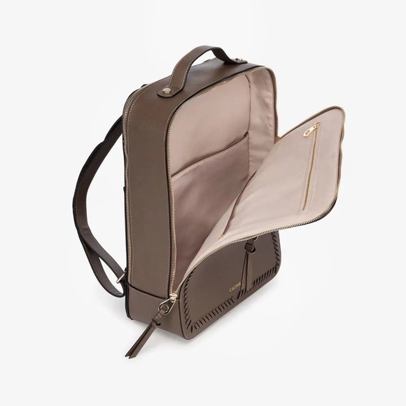 CALPAK Kaya 15 inch Laptop Computer Backpack in Mocha Limited Color $138 MSRP - Picture 6 of 17
